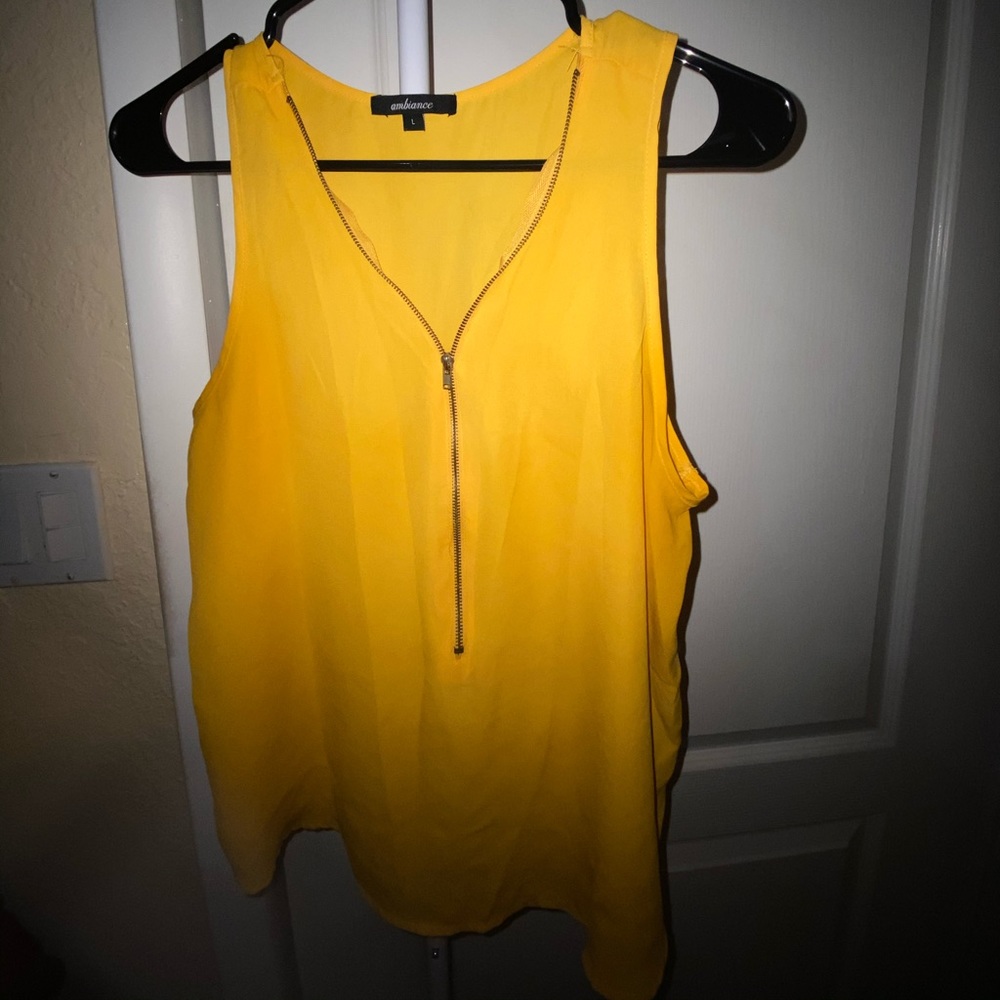 Yellow blouse